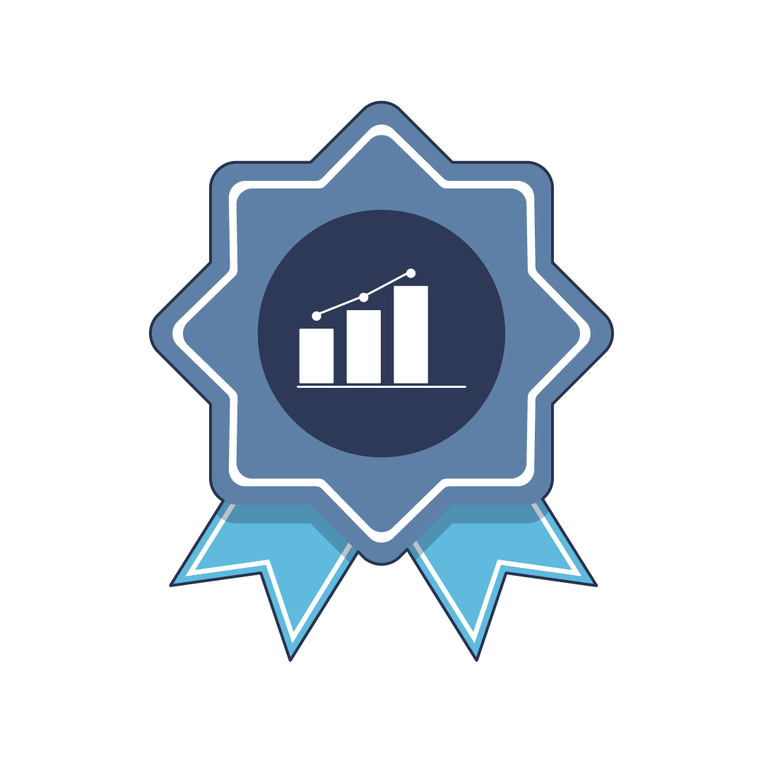 Data metrics badge