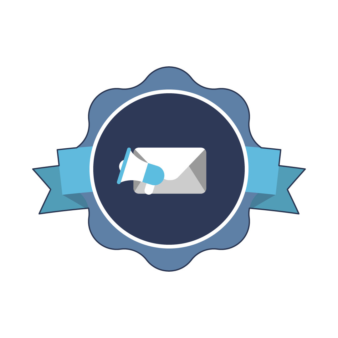 Email marketing badge