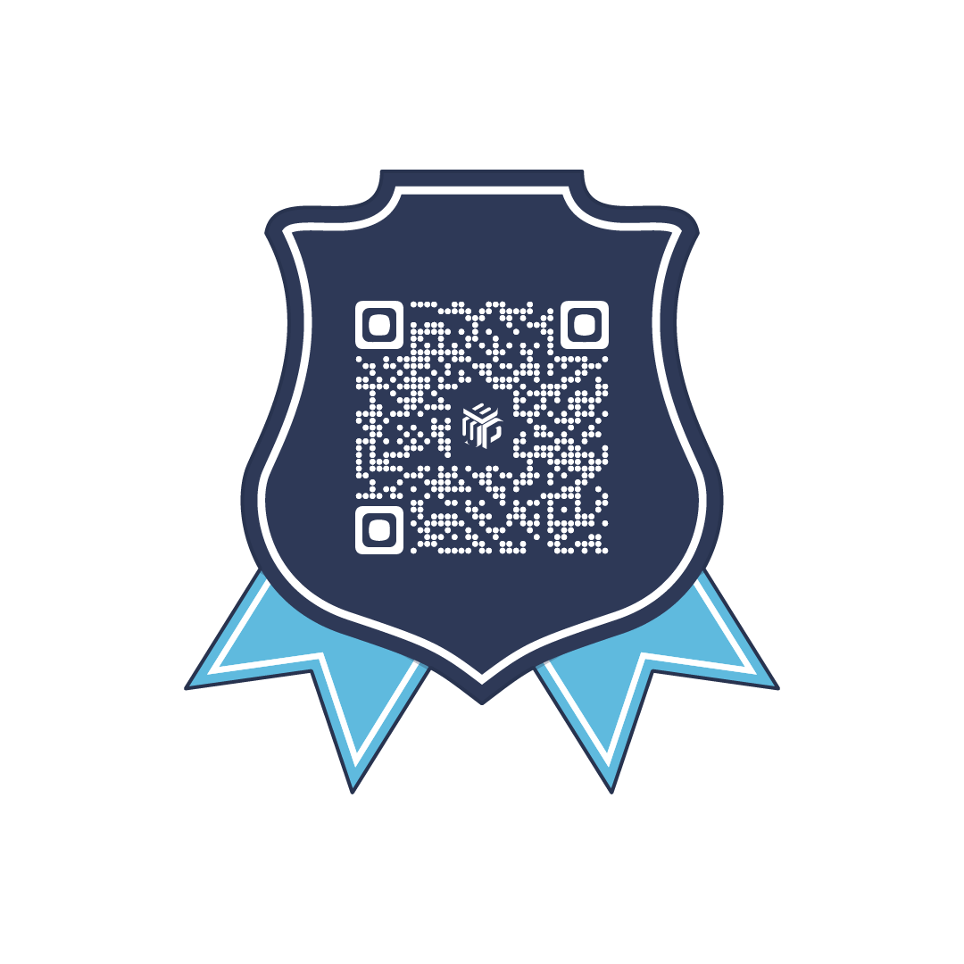 QR codes badge