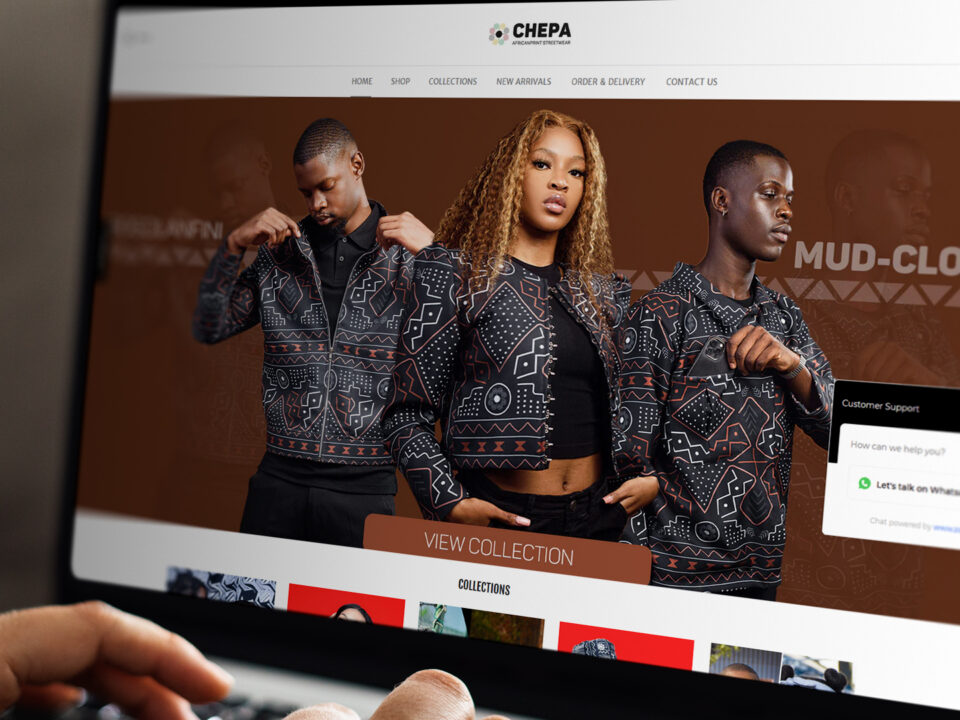 Chepa Wear website showcase rectangle