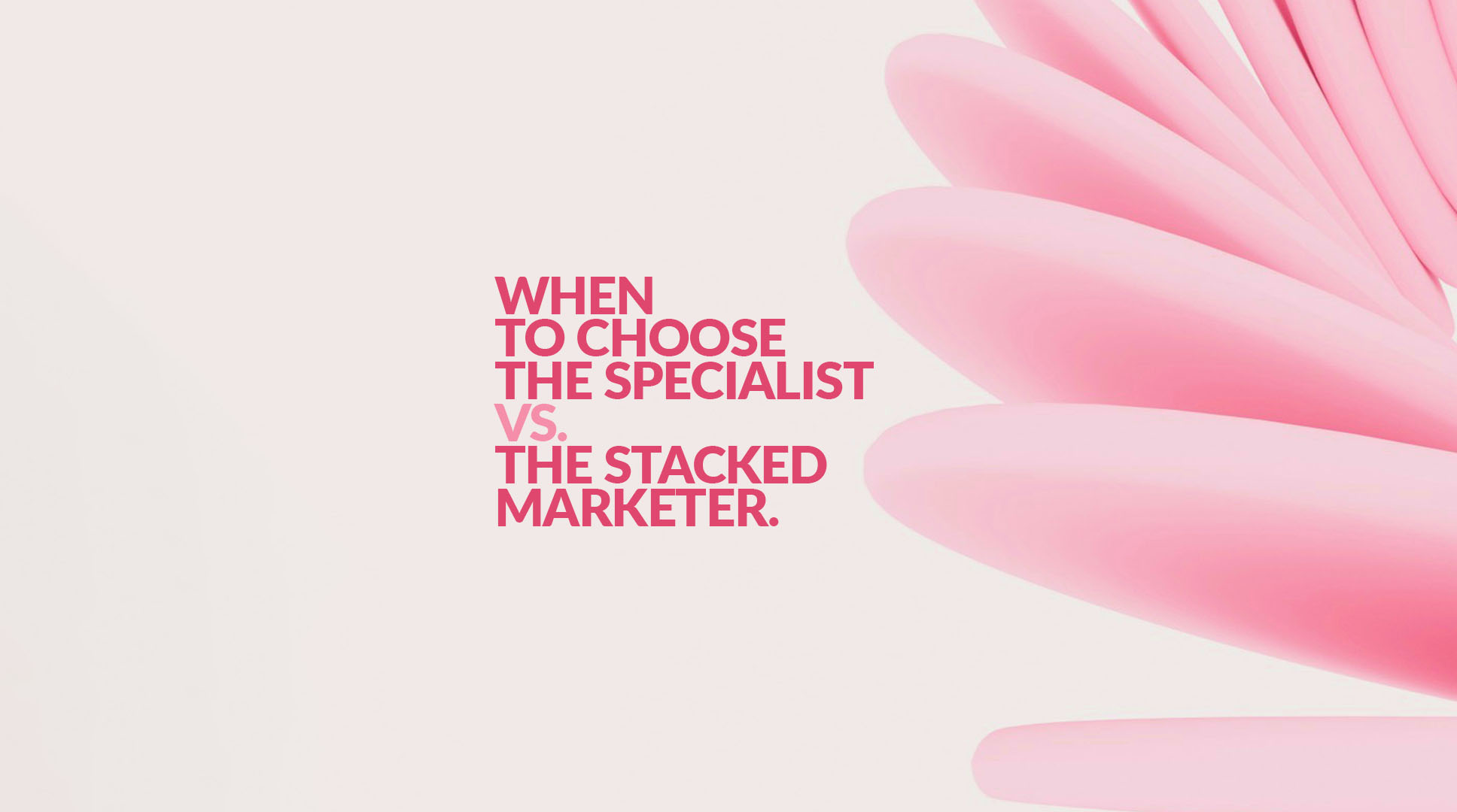 Stacked vs. Specialist Marketers - Best Web Design (Pty) Ltd