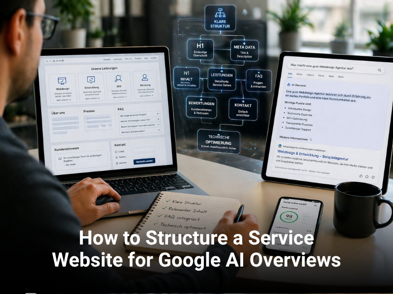 How to Structure a Service Website for Google AI Overviews
